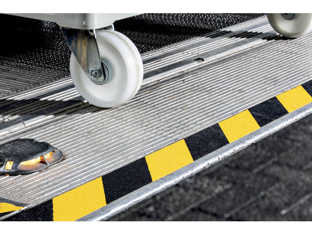 Antisliptape DURALINE GRIP 50mmx15m geel zwart