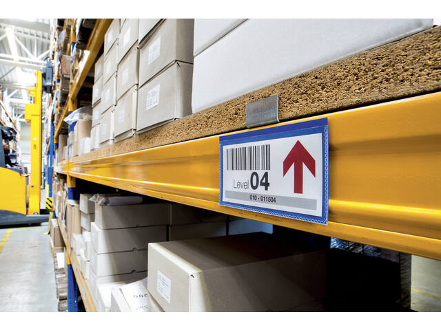 Documenthoes Durable magnetisch 150x67mm blauw