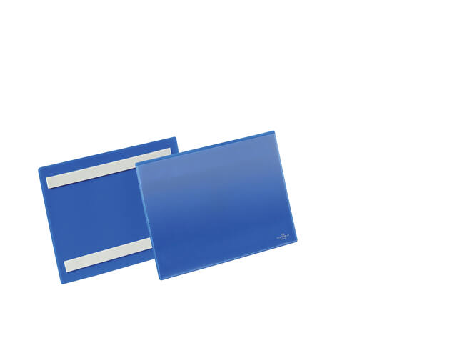Documenthoes Durable zelfklevend A5 liggend blauw
