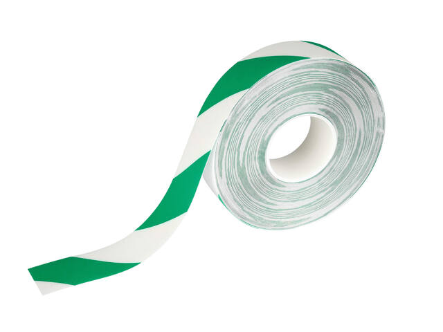 Vloermarkeringstape DURALINE 50mmx30m groen wit
