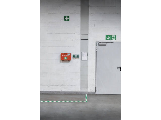 Vloermarkeringstape DURALINE 50mmx30m groen wit