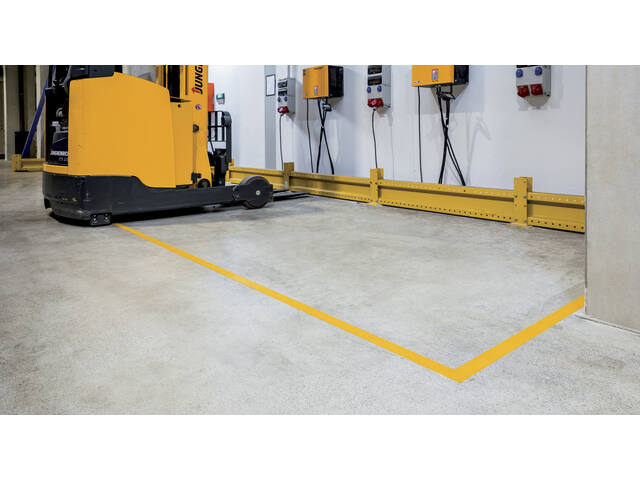 Vloermarkeringstape DURALINE 50mmx30m geel