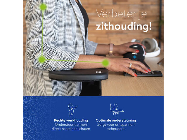 Armsteun R-Go Ergonomisch Zwart