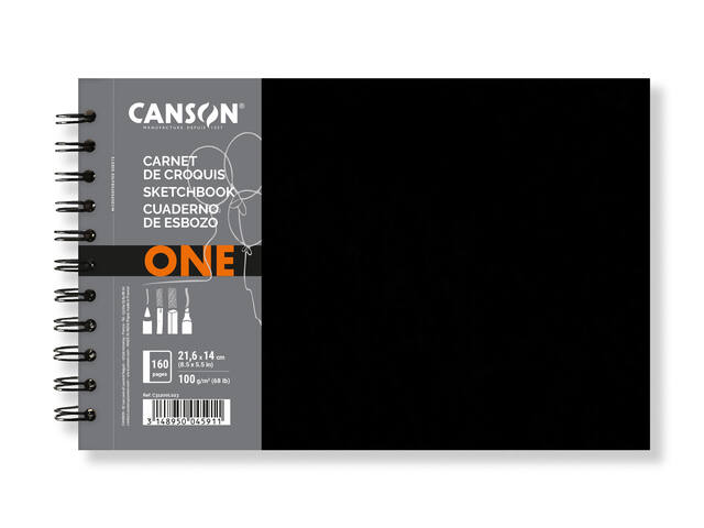 Schetsboek Canson Art Book One 100gr 216x140mm wit