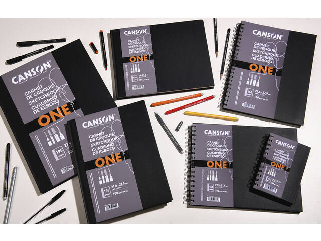 Schetsboek Canson Art Book One 100gr 216x140mm wit