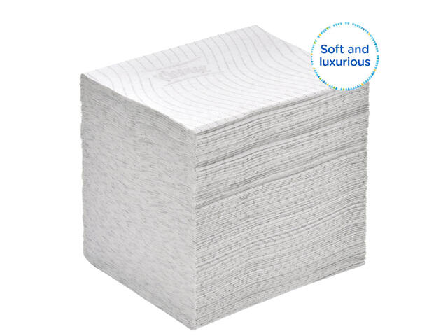 Toiletpapier Kleenex gevouwen 2laags 110x186mm wit