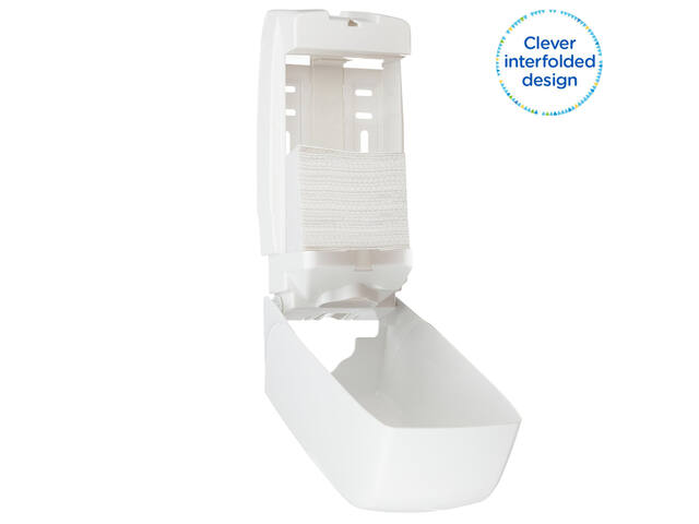 Toiletpapier Kleenex gevouwen 2laags 110x186mm wit