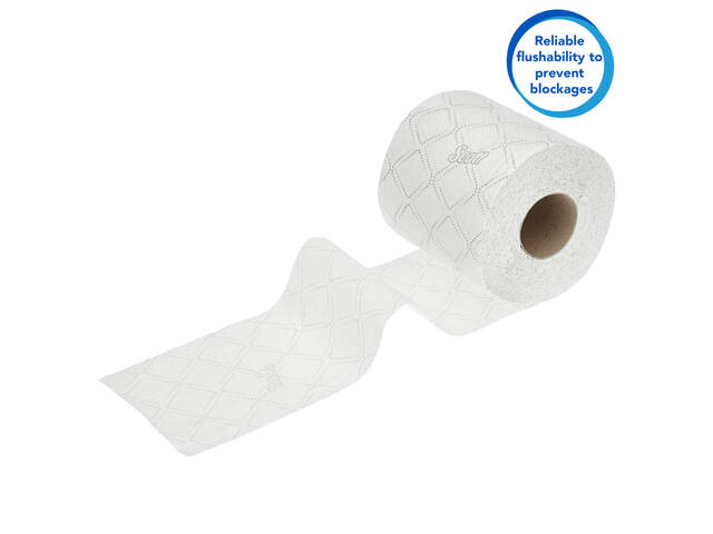 Toiletpapier Scott Essential 2laags 350 vel wit