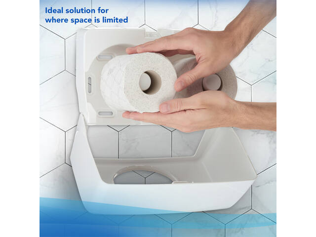 Toiletpapier Scott Essential 2laags 350 vel wit