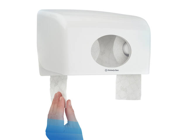 Toiletpapier Scott Essential 2laags 350 vel wit