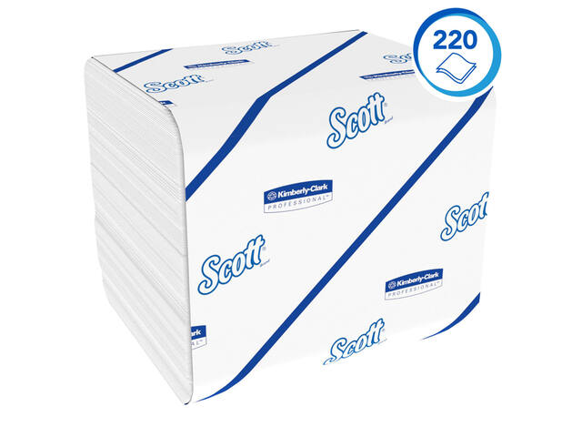 Toiletpapier Scott Control gevouwen 2laags