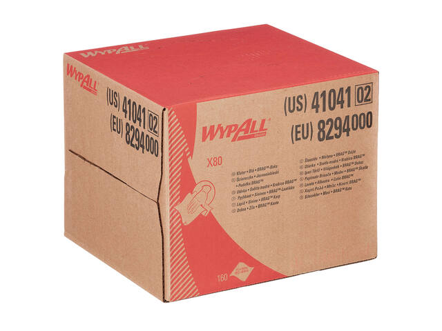 Reinigingsdoek WypAll X80 PowerClean blauw 8294