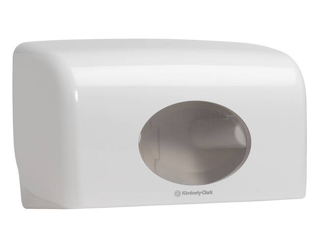 Toiletpapierdispenser Kimberly Clark duo wit