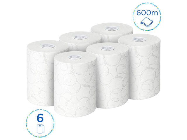 Handdoekrol Kleenex Ultra Slimroll 2laags 100m wit