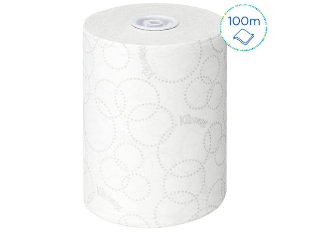 Handdoekrol Kleenex Ultra Slimroll 2laags 100m wit