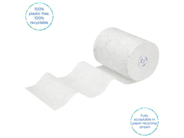 Handdoekrol Kleenex Ultra Slimroll 2laags 100m wit
