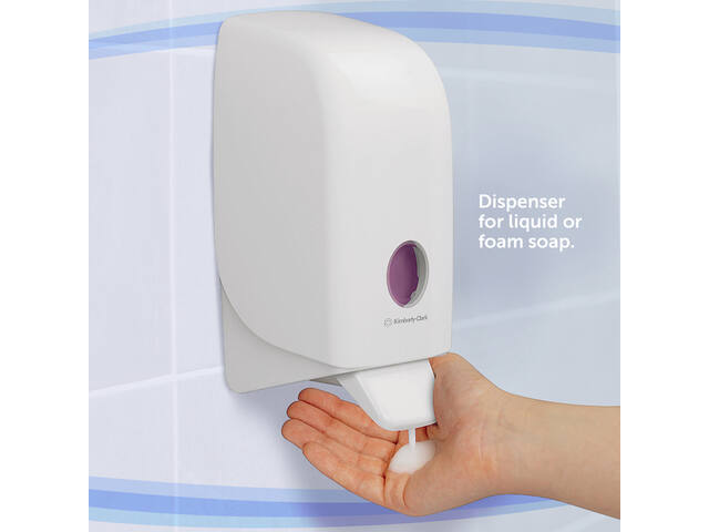 Zeepdispenser Kimberly Clark Aquarius 1000ml wit