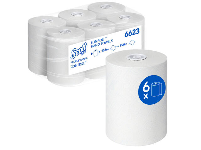 Handdoekrol Scott Control Slimroll 1laags 6623