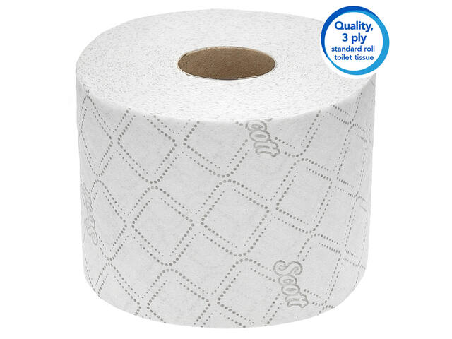 Toiletpapier Scott Control 3laags 350 vel wit