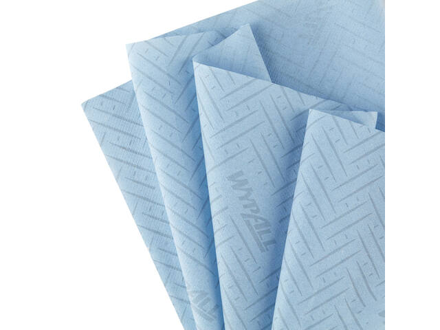 Poetspapier WypAll L10 GeneralClean blauw 7255