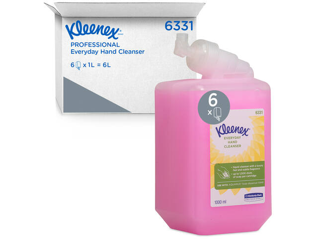Handzeep Kleenex vloeibaar roze 1000ml