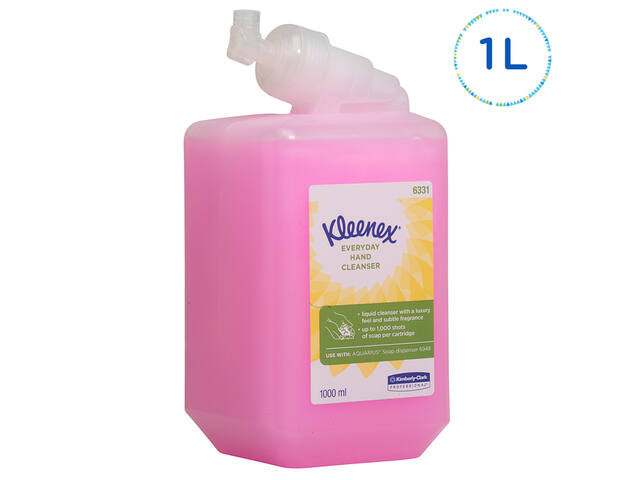 Handzeep Kleenex vloeibaar roze 1000ml