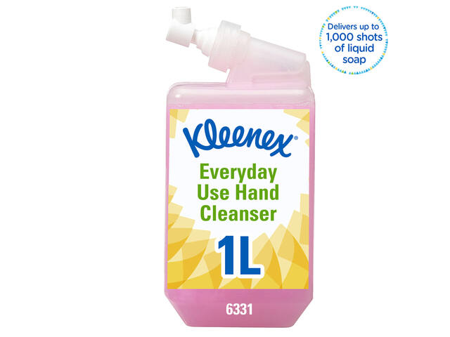 Handzeep Kleenex vloeibaar roze 1000ml