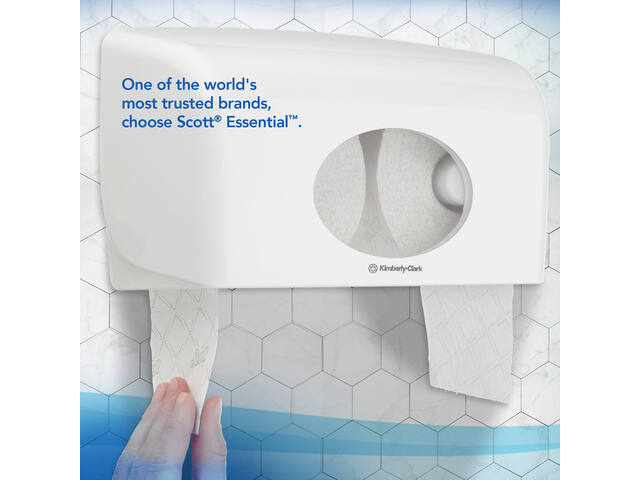 Toiletpapier Scott Essential 2laags 600 vel wit