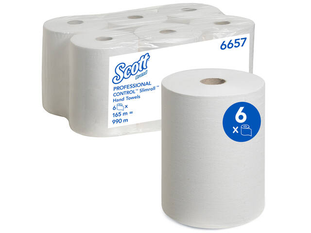 Handdoekrol Scott Control Slimroll 1laags 6657