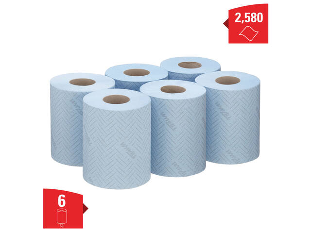 Poetspapier WypAll L10 GeneralClean blauw 6223