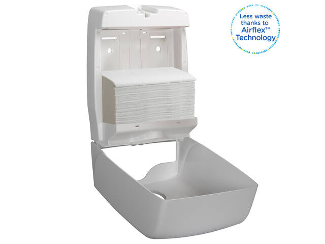 Handdoek Kleenex Ultra 3laags 215x318mm wit 6710