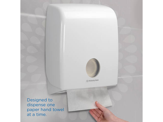 Handdoek Kleenex Ultra 3laags 215x318mm wit 6710