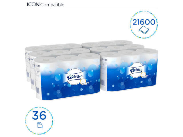 Toiletpapier Kleenex 2laags 600 vel wit