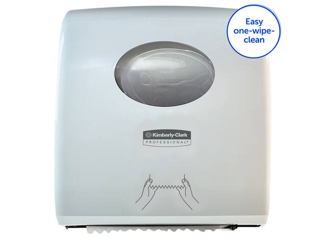 Handdoekroldispenser Kimberly Clark Slimroll wit