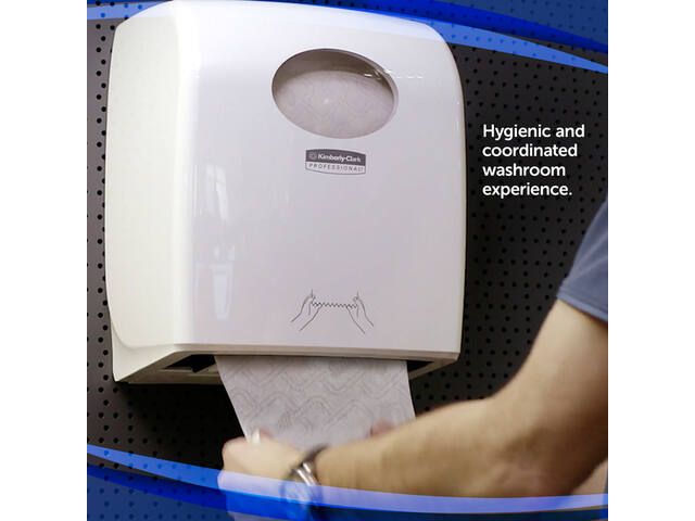 Handdoekroldispenser Kimberly Clark Slimroll wit