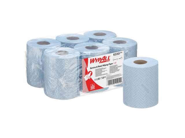 Poetspapier WypAll L10 GeneralClean blauw 6220