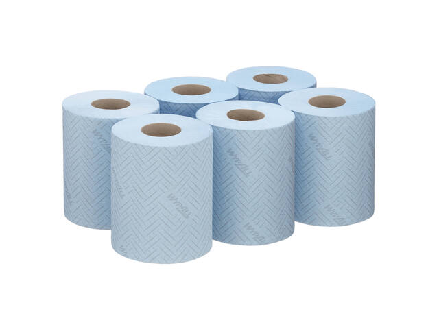Poetspapier WypAll L10 GeneralClean blauw 6220
