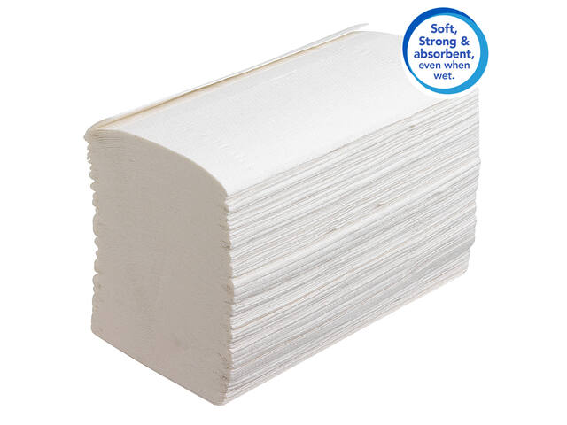 Handdoek Scott Control 1laags 200x210mm wit