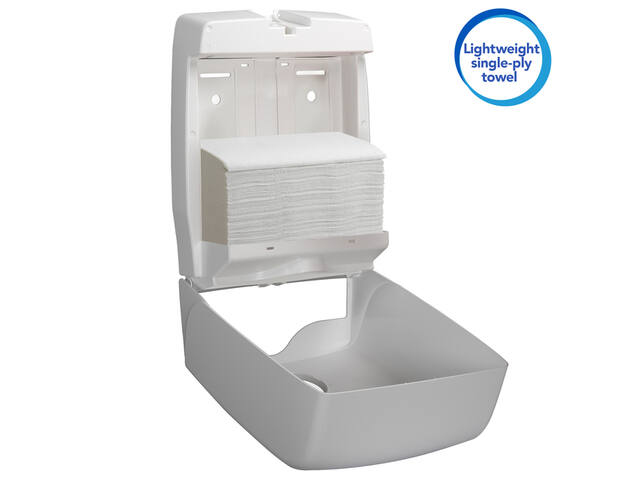 Handdoek Scott Control 1laags 200x210mm wit