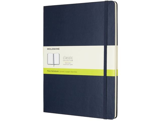 Notitieboek Moleskine XL 190x250 blc hc sapp bl