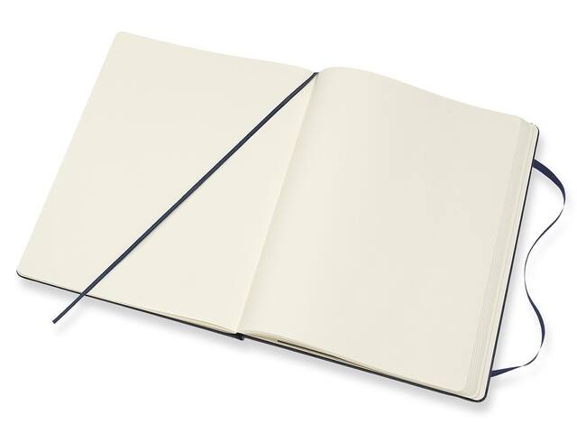 Notitieboek Moleskine XL 190x250 blc hc sapp bl