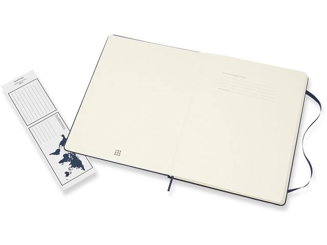 Notitieboek Moleskine XL 190x250 blc hc sapp bl