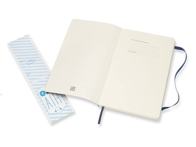 Notitieboek Moleskine large 130x210 ln sc sapp bl