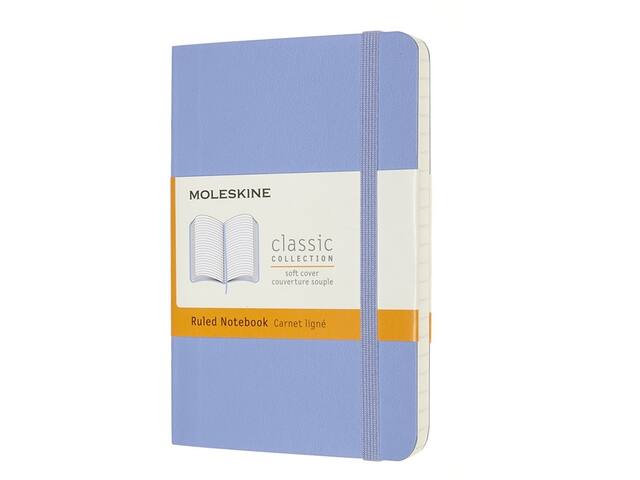 Notitieboek Moleskine pocket 90x140 ln sc hydr bl