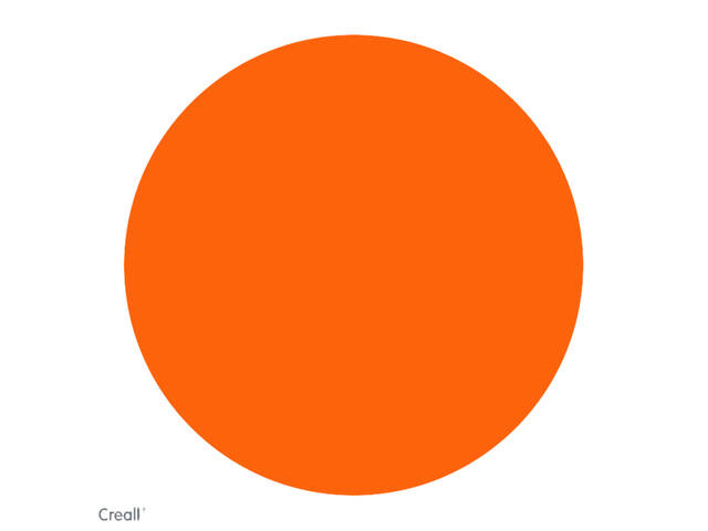 Plakkaatverf Creall basic oranje 500ml