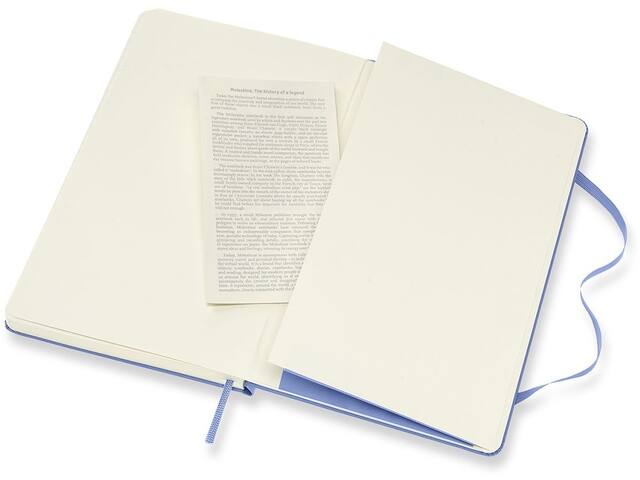 Notitieboek Moleskine large 130x210 ln hc hydr bl