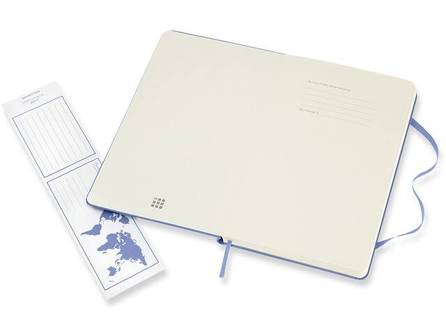 Notitieboek Moleskine large 130x210 ln hc hydr bl