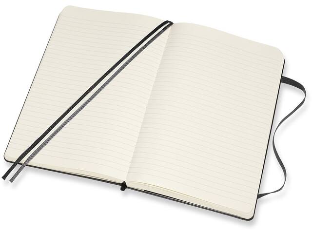 Notitieboek Moleskine Expanded large lijn hc zwart