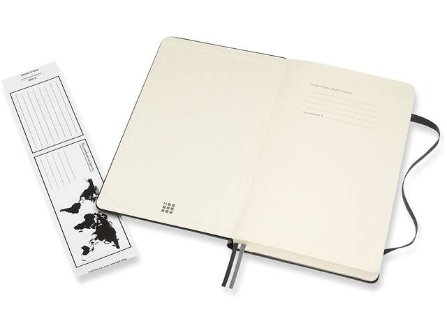 Notitieboek Moleskine Expanded large lijn hc zwart