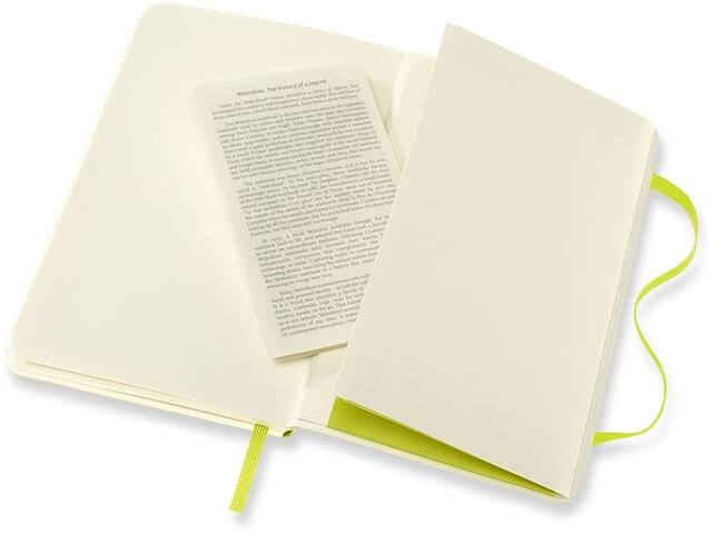 Notitieboek Moleskine pocket 90x140 ln sc lem gn